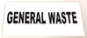 Wheelie Bin Sticker "General Waste"