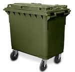 660 Litre 4 Wheel Bin