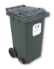 Tap Bin 140 litre